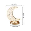 USB Rechargeable Moon Shape Night Light Touch Control Rechargeable Touch Lamp  Nightstand Use