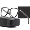 Square Shape Frame Anti-blue Eyeglasses for Men Women Fashion Simple PC Eyeglasses Light Blocking Lenses Eyeglasses Glasses