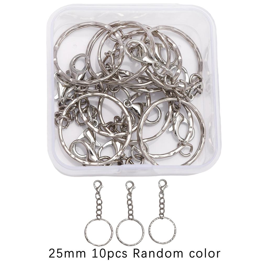 10-300Pcs Boxed Keychain Series Jump Ring Accessories for DIY Jewelry Craft Making Findings