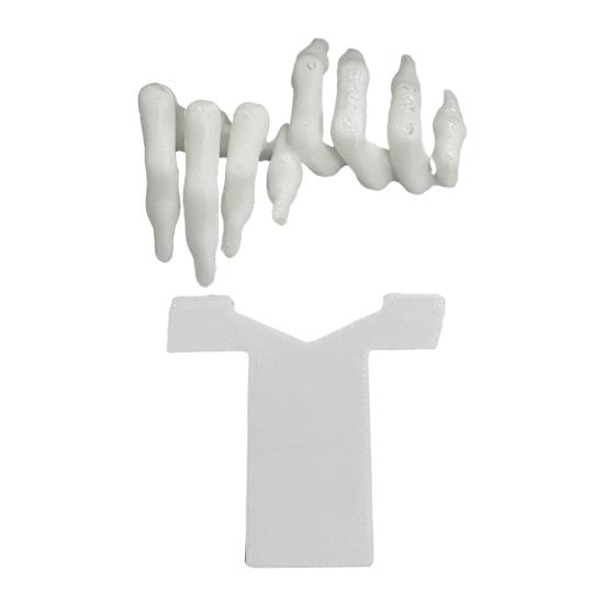 

Моторошна Кістлява Рука Закладка для Книг Весела Жахлива Закладка для Читачів Реалістичний PLA Декор Подарунок на Хелловін та для Книголюбів Крутий Настільний Аксесуар білий