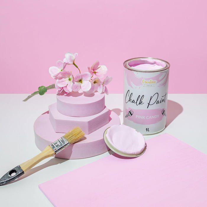 Peinture - Creative Deco - Rose Craie - 1L - Mat - Lavable