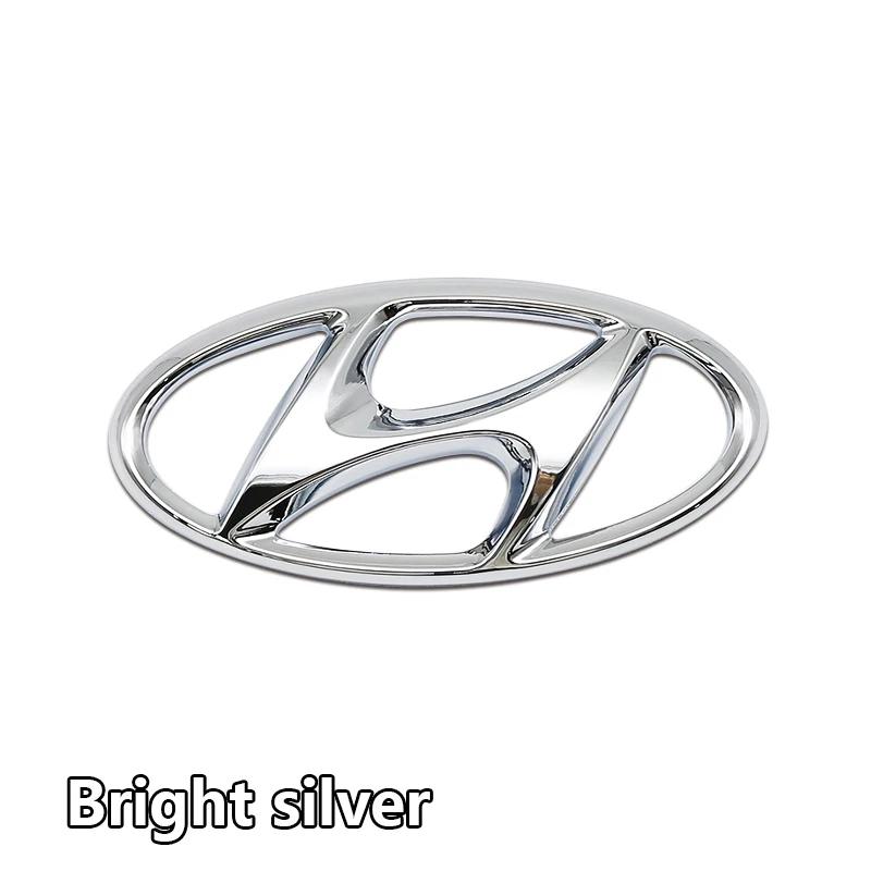 3D ABS Car Front Grille Trunk Logo Sticker Trunk Logo For Hyundai I10 Elantra Getz Sonata XG Terracan Coupe Trajet Matrix Emblem XX1