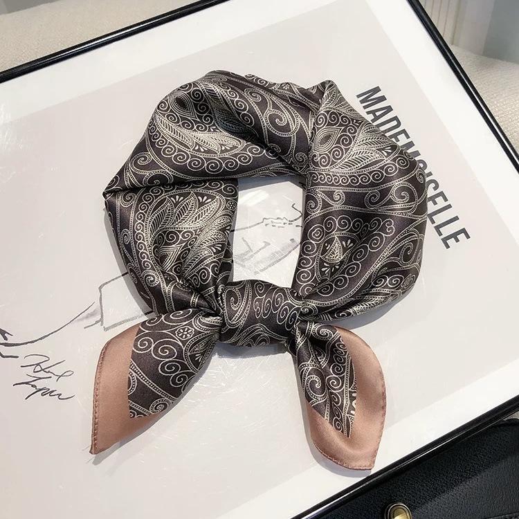 100% Natural Real Silk Scarf Women Bandana Square Scarves Wrap Kerchief Mulberry Spring Fashion Luxury Summer Beach Hijab