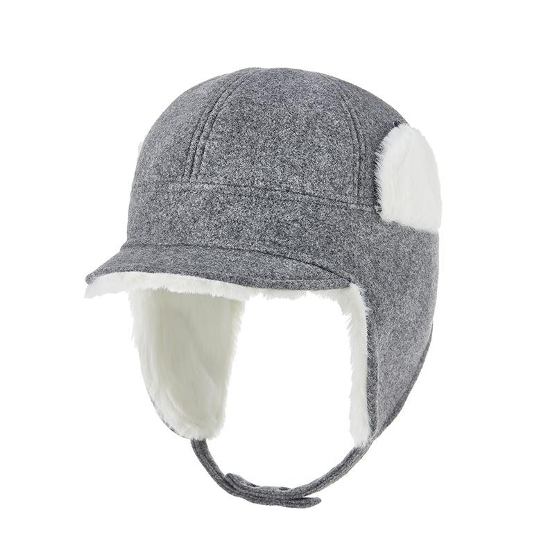 Winter hat women's autumn and winter warm, antifreeze and cold, ear protection, fluffy hat, snow ski hat