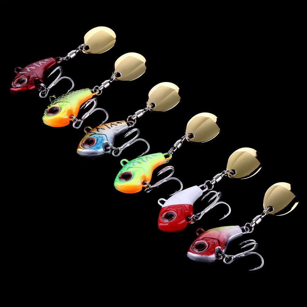 Hengjia Vib Spinner: Rotating Artificial Lure for Sea Bass & Culter