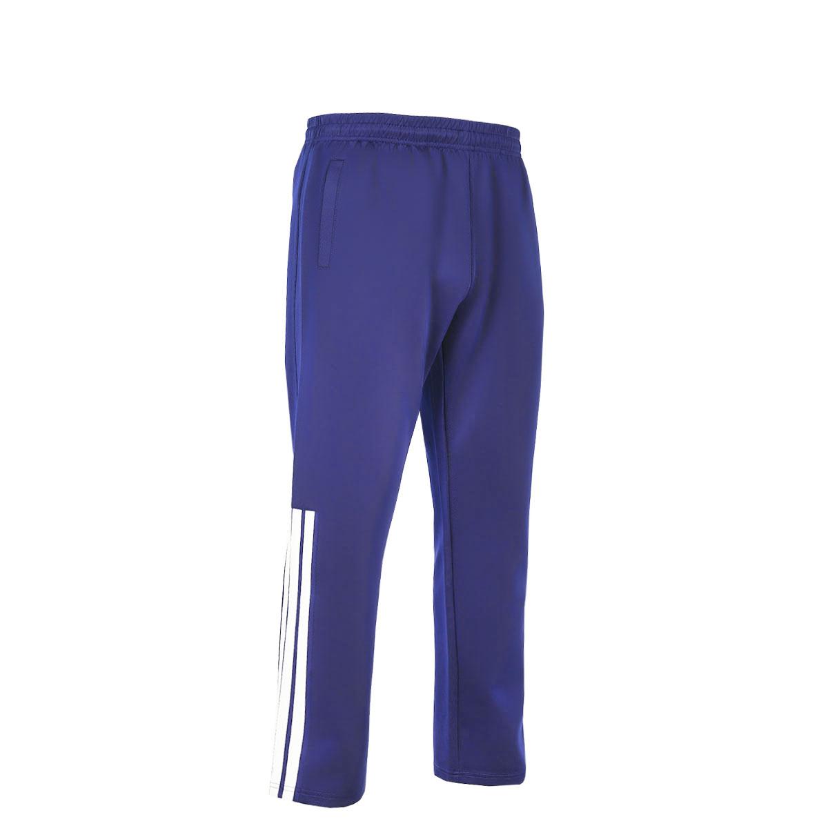 Adidas Логотип Боковая полоска Удобные Эластичные Ретро Прямые спортивные трикотажные брюки Унисекс низ Синий TR02 PCS1-DBW S