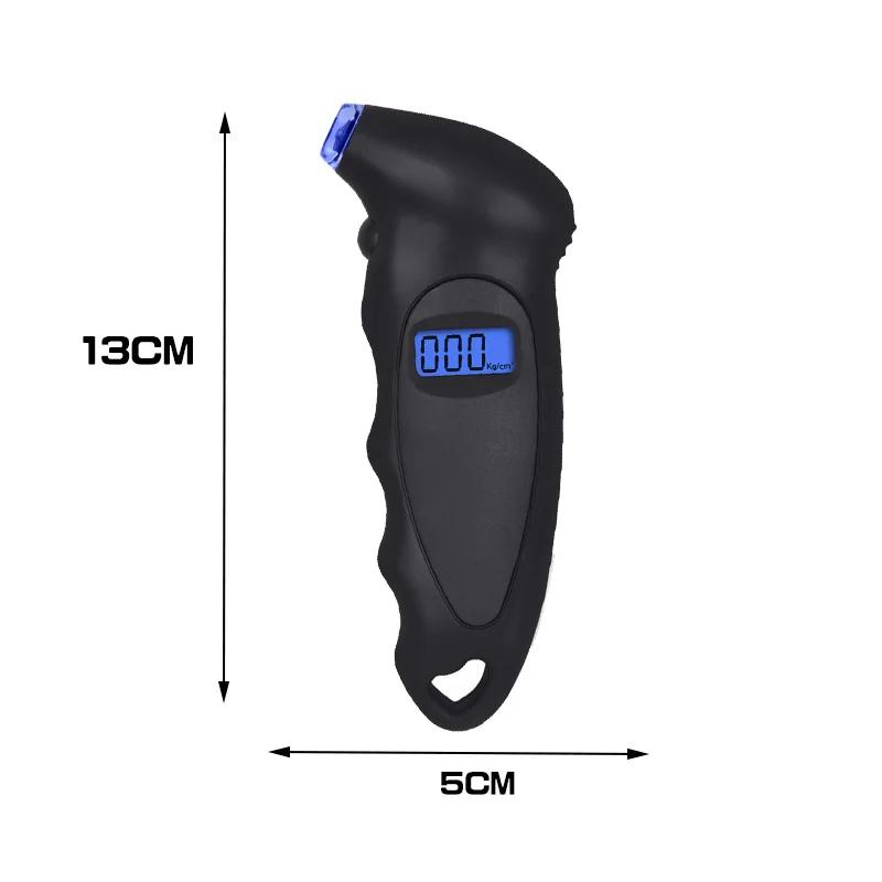 High-Precision Digital Tire Pressure Gauge with Backlight and Car Portable Digital LCD Display for Tyre Air Pressure Monitoring