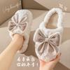 Winter household thick-soled home slippers women's breathable shoes cotton shoes non-slip shoes soft-soled cotton slippers men's shoes