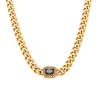 MamacitaSlay High Quality Gold Plated Cuban Chain AAA Zircon Necklaces Bracelets Stainless Steel Waterproof Jewelry for Women