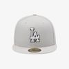 Gorra Ajustada New Era MLB La Dodgers Contorno Piedra