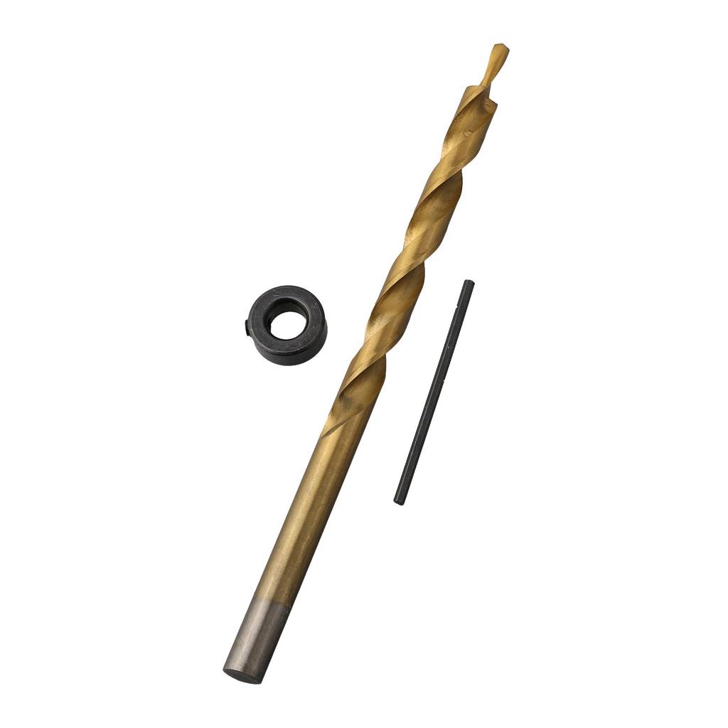 1PCS 9mm/9.5mm Round Shank Drill Bit High Speed Steel Round Handle For Punching Wood For Pocket Hole Drill Jig Guide Woodwork