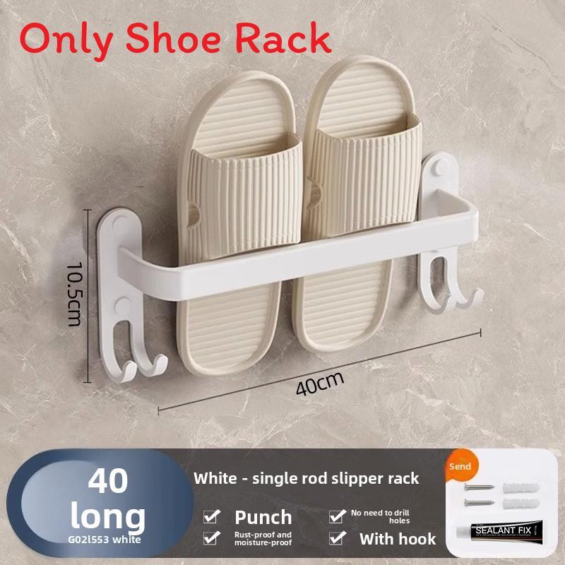 Modern Space Aluminum Wall Mount Shoe Rack With Waterproof Design For Bathroom And Kitchen Storage