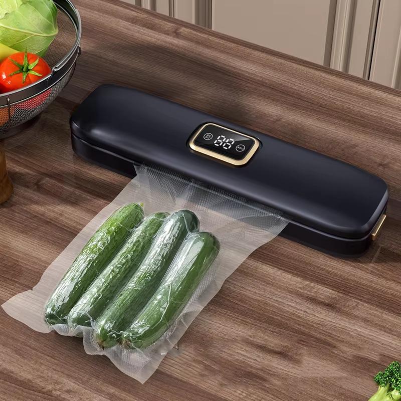 Domácí vakuová balička 1ks Malá automatická balicí těsnicí stroj na potraviny Suchý a mokrý Kompresor čerstvosti Těsnicí stroj