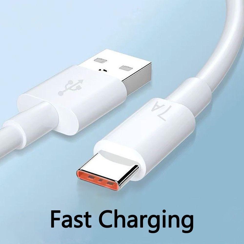 Cables Type C USB Mobile Phone 7A 100W Data Cord 7A Fast Charger Cable Sync Wire USB Type C Cable
