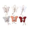 1 Pair of Magnetic Butterfly Flower Drapery Holders with Adjustable Length for Home Decors Curtain Tiebacks Straps Tie