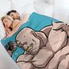 Alex Armstrong Throw Blanket Cosplay Anime Thin Moving Sofa Throw Blankets