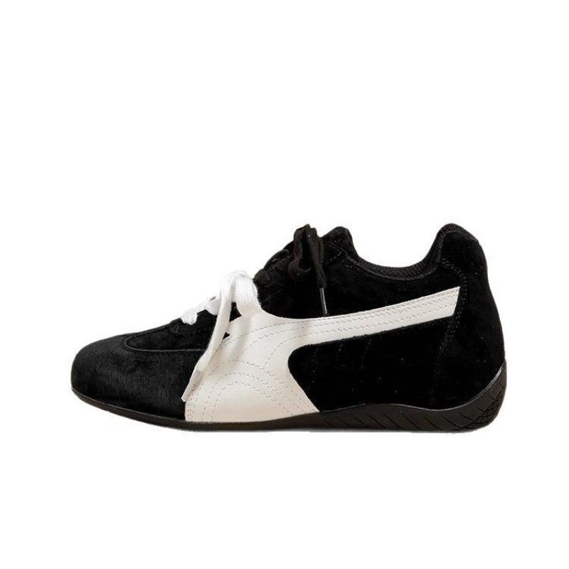 Red inner height increase women's new small soft-soled sports and leisure shoes