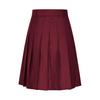 Women's Fashion Solid Color High Waist Folded A-line Long Skirt Half Body Skirt