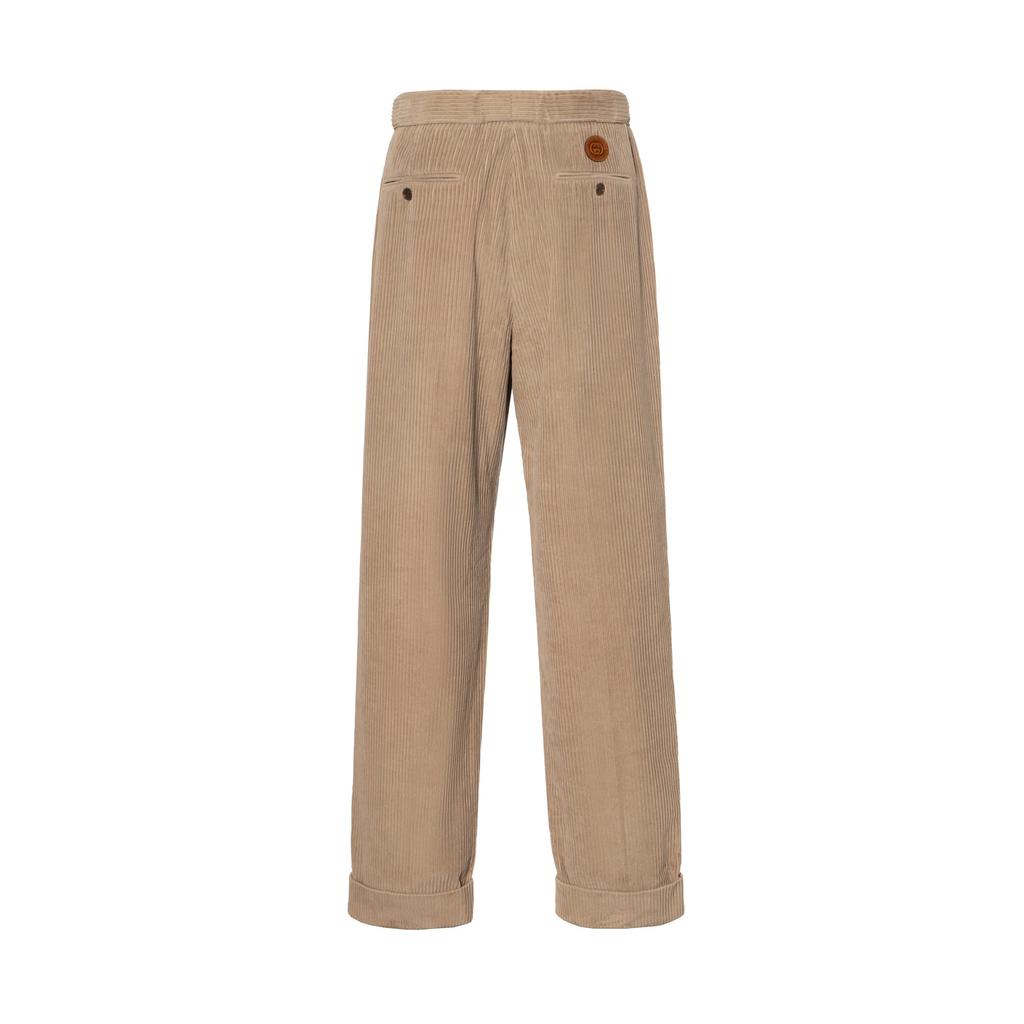 Gucci Casual Pants Men's Beige Moderate Straight Fit Pants 644132-Z8AM8-1054