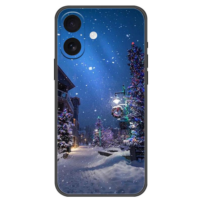 For IPhone 17 Pro Max 17Air Case Christmas Painted Funda Soft TPU Silicon Phone Cover For IPhone Air 17 17Pro 17ProMax Case Etui