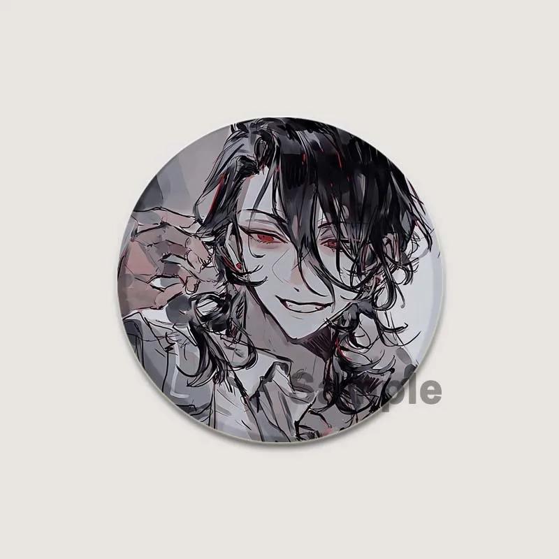32/44/58mm Anime Ensemble Stars Pins Cartoon Characters Rei Sakuma Badge Handmade Brooches Breastpin for Backpack Clothes Gift Accessory