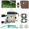 Carburetor Kit For FS55 For FS55R For FS55RC For FS38 For KM55 With Air Filter Fuel Pipe Gasket Brushcutter Lawn Mower Parts