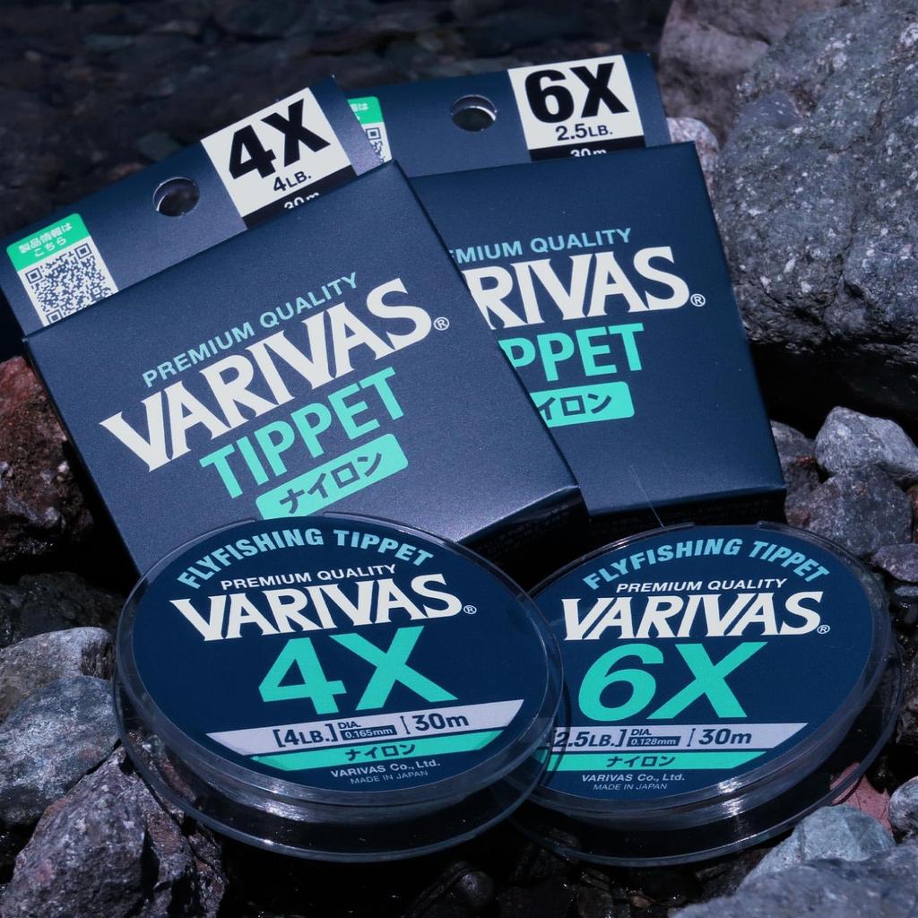 VARIVAS Tippet Nylon 30m Natural 6X (2.5lb)