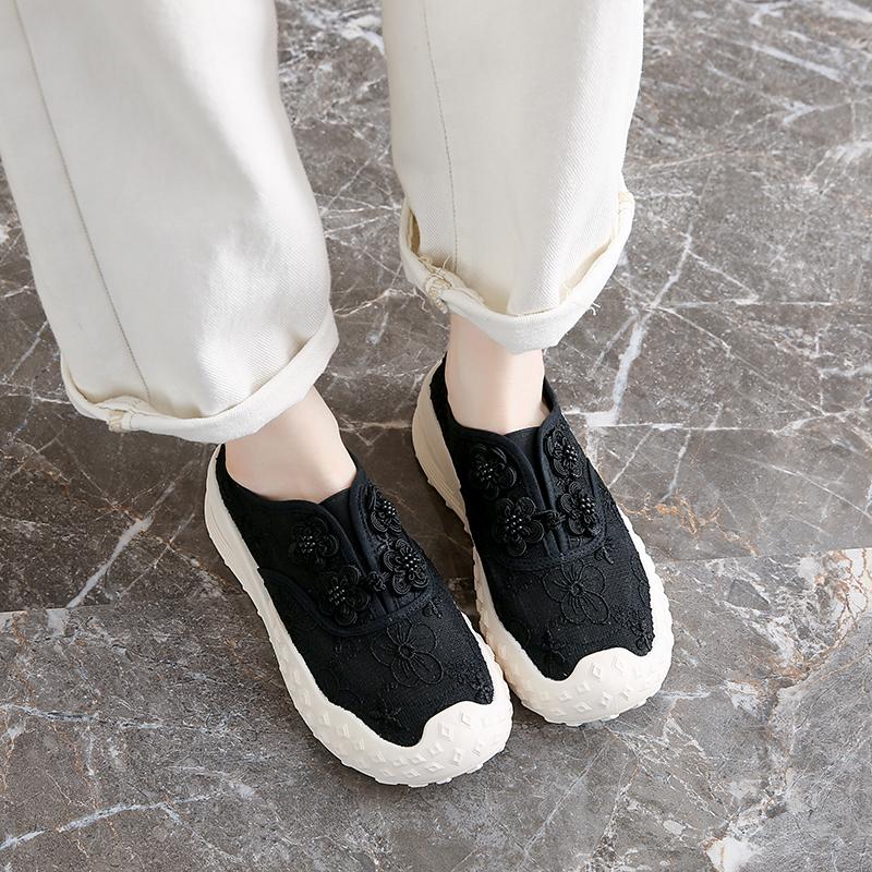 CRLAYDK Women's Lace Loafers Driving Moccasins Casual Slip On Comfort Ladies Lightweight Sneakers Walking Flats Work Shoes