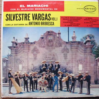 LP Record MARIACHI MONUMENTAL DE SILVESTRE VA - El Mariachi LP12119 Orfeon 1967 Mexico Latin Used