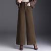 New Women's High-Waisted Loose Woolen Wide-Leg Pants