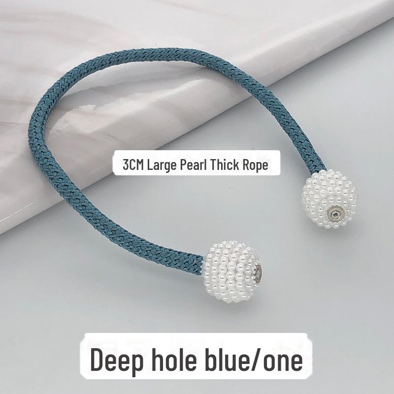 Dicke Seilperle Vorhang Magnetschnalle