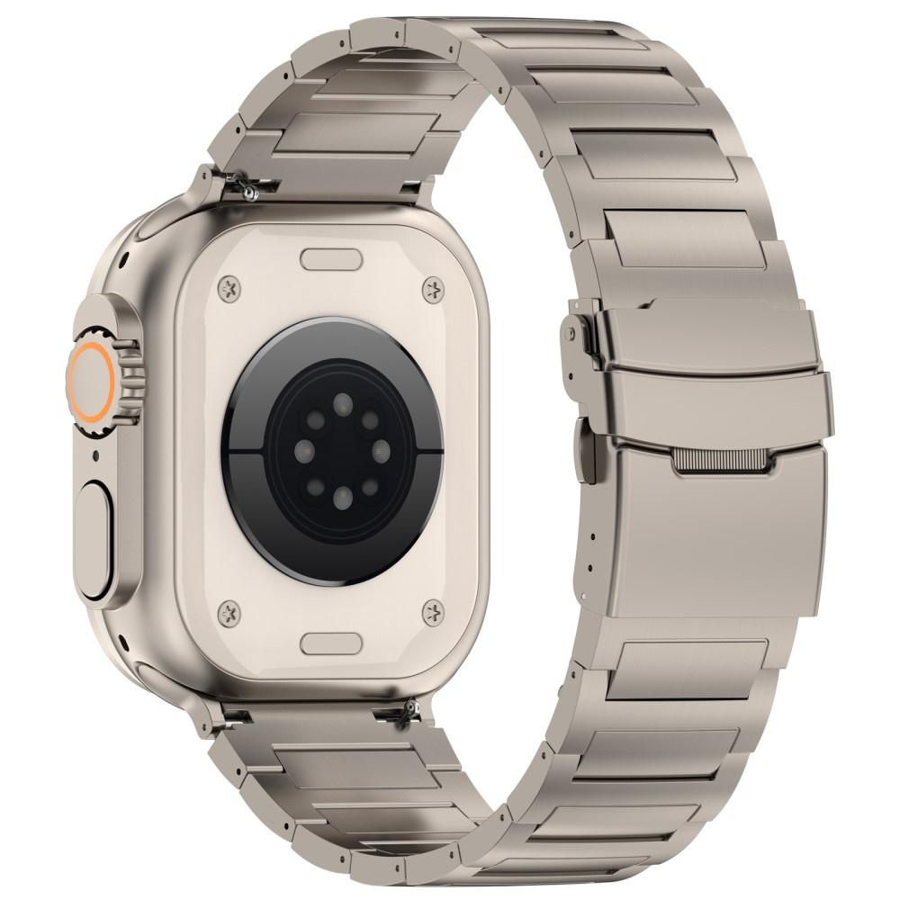 Bracelet for Apple Watch 1/2/3/4/5/6/7/8/9/10/11/SE Ultra 1/2/3 42/44/45/46/49mm, Titanium