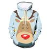 2026 Cross-border 3D Hot Digital Printed Women's Sweater Christmas Hooded Sweater Hot Sale Women's Clothing