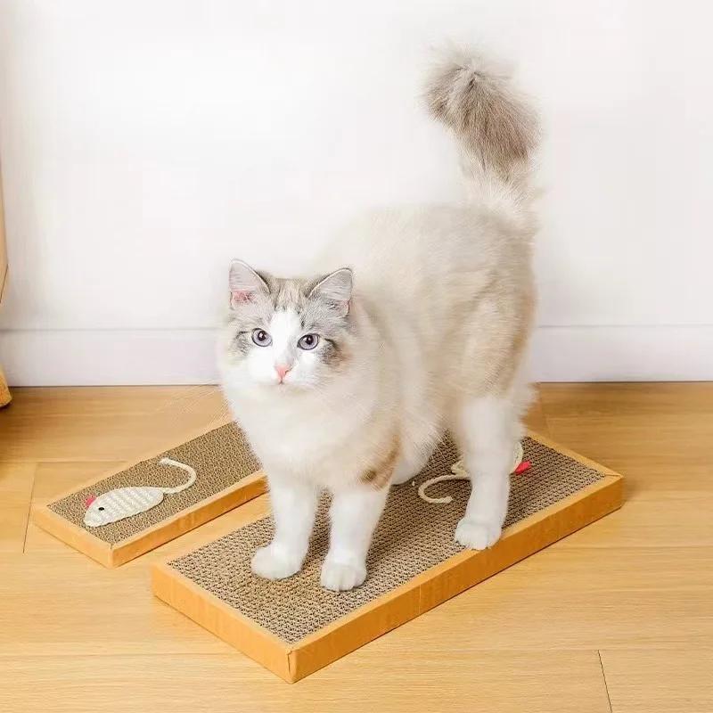 Pet Cat Scratching Board Cats Cardboard Mat Scraper Grinding Claw Toys for Scratcher Cat Furniture Protector Cats Accesorios