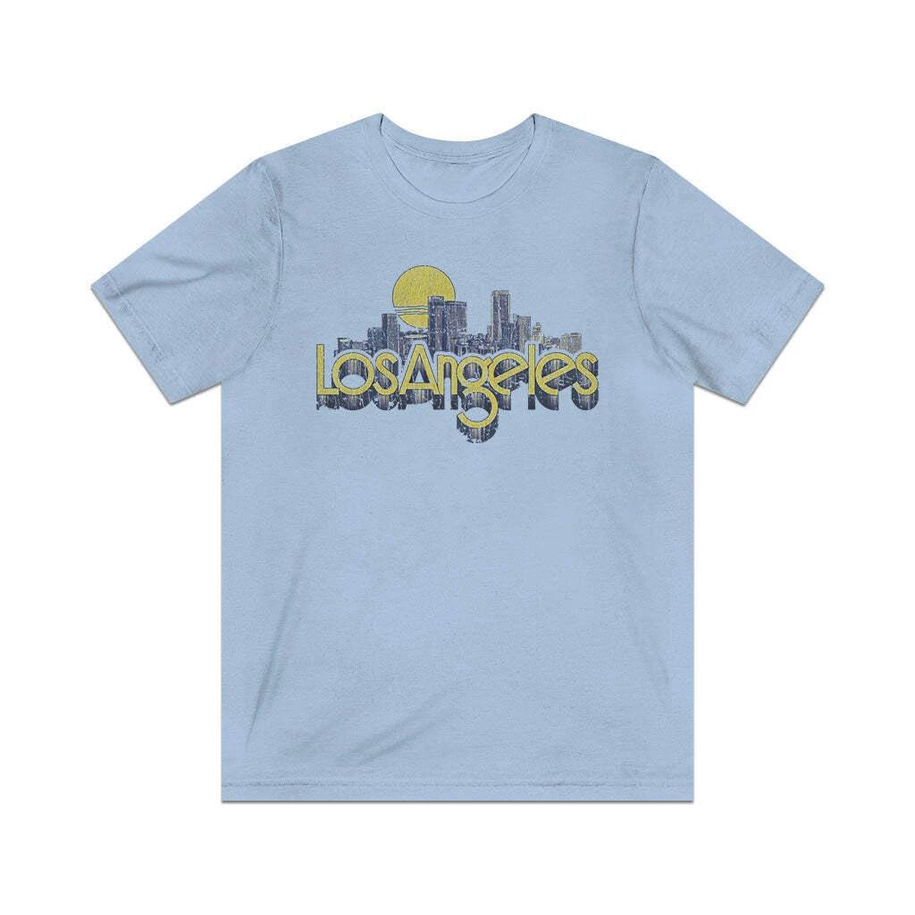 Los Angeles Skyline 1978 Vintage Men s T shirt L