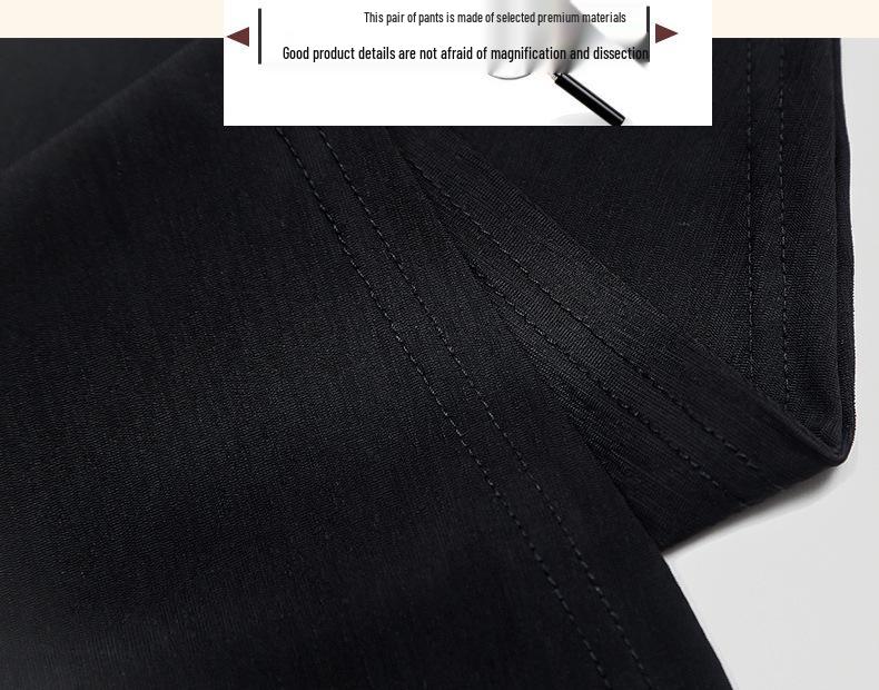 Plus Size High Waist Wide Leg Skirt Pants for Women - Summer Casual Nine-Point Fashion