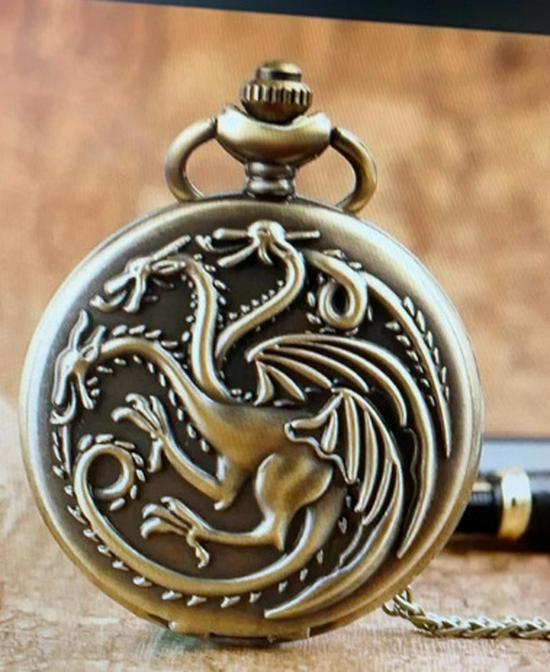 Engraved Retro Quartz Pocket Watch for Son, Husband, Grandpa