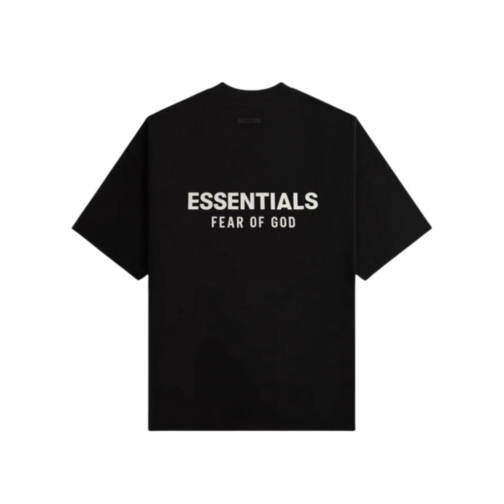 T-Shirt Fear of God Essentials Jersey Crewneck Black