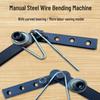 Manual & Electric Rebar Bending Machine: Compact Wire & Steel Hook Bender Tool