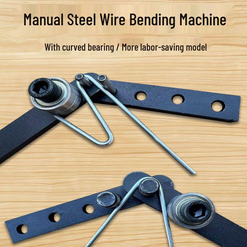 Manual & Electric Rebar Bending Machine: Compact Wire & Steel Hook Bender Tool
