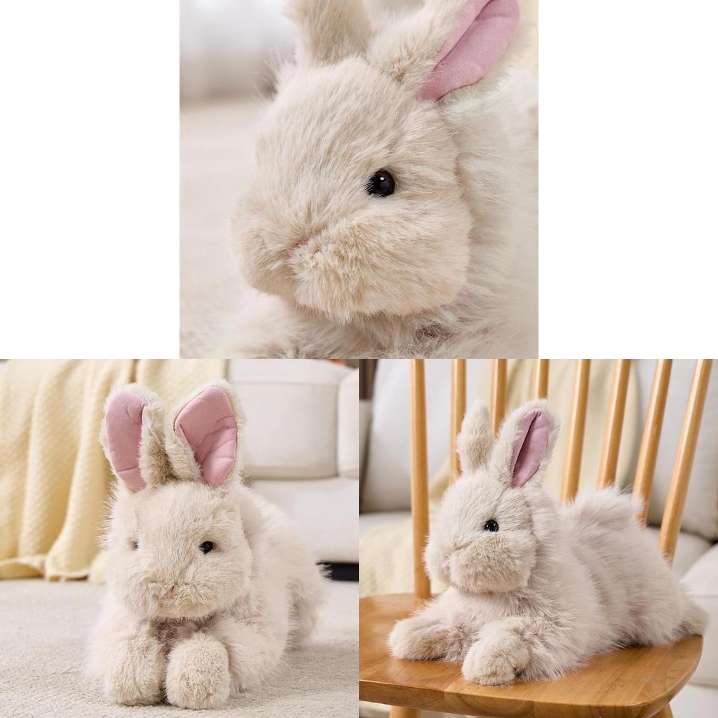 Bambola Coniglio di Peluche con Imbottitura in Cotone PP per Bambini e Regali