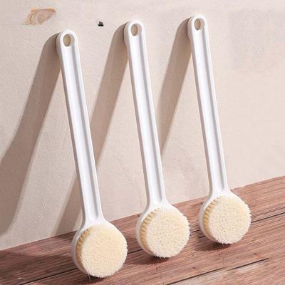 3 Stück Ryoho Bade- & Peeling-Körperbürsten ohne Versiegelung mit langem Griff