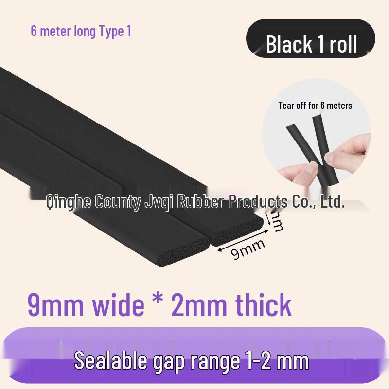 Diebstahlsicherer Schallisolierter Winddichter Tür- & Fensterdichtungsstreifen