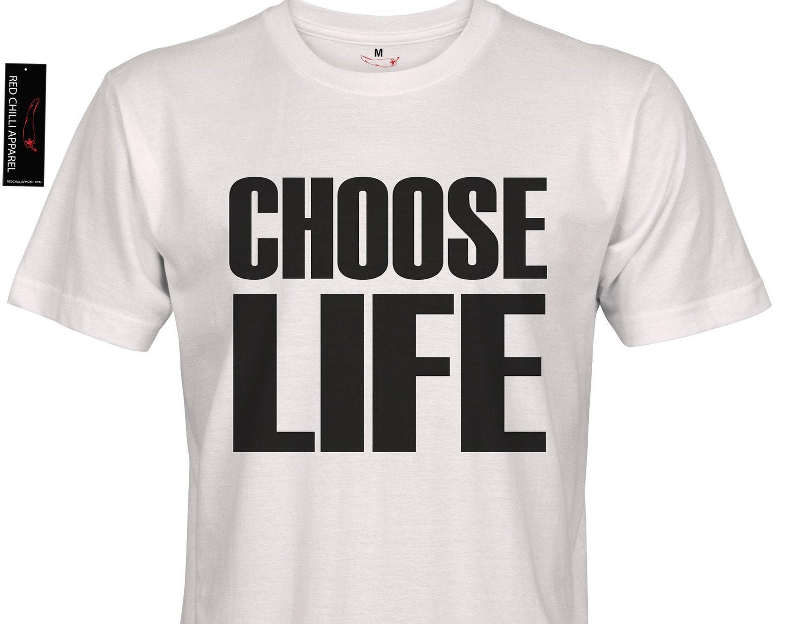 Choose Life Wham Retro 80s Inspired T-shirt M