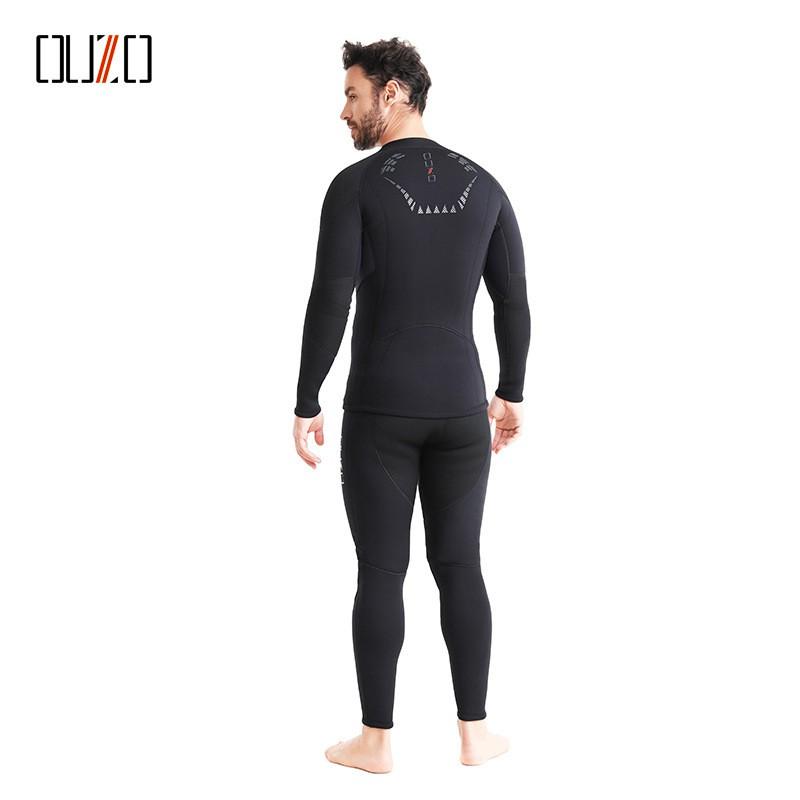 3mm Mens Neoprene Wetsuit Top Pants Set Snorkeling Surfing Swimming Warmth Protection