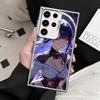 Genshin Impact Raiden Shogun Soft Phone Case for Samsung Galaxy S24 S25 FE S26 Edge S23 Ultra S22 Plus S21 + Shockproof Cover Ba