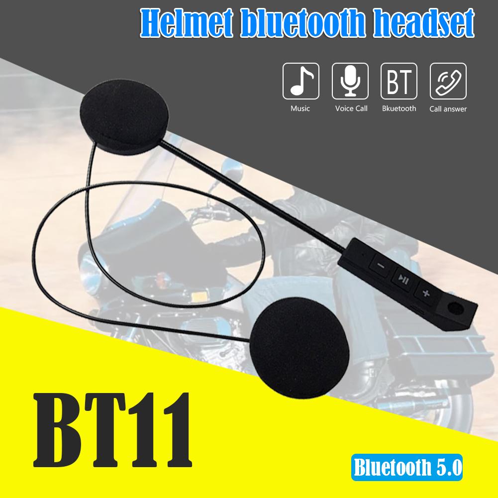 250mAh BT11 Motorcycle Helmet Wireless Bluetooth Headset Auto Answer with Microphone Connect with 2 Mobile Phones