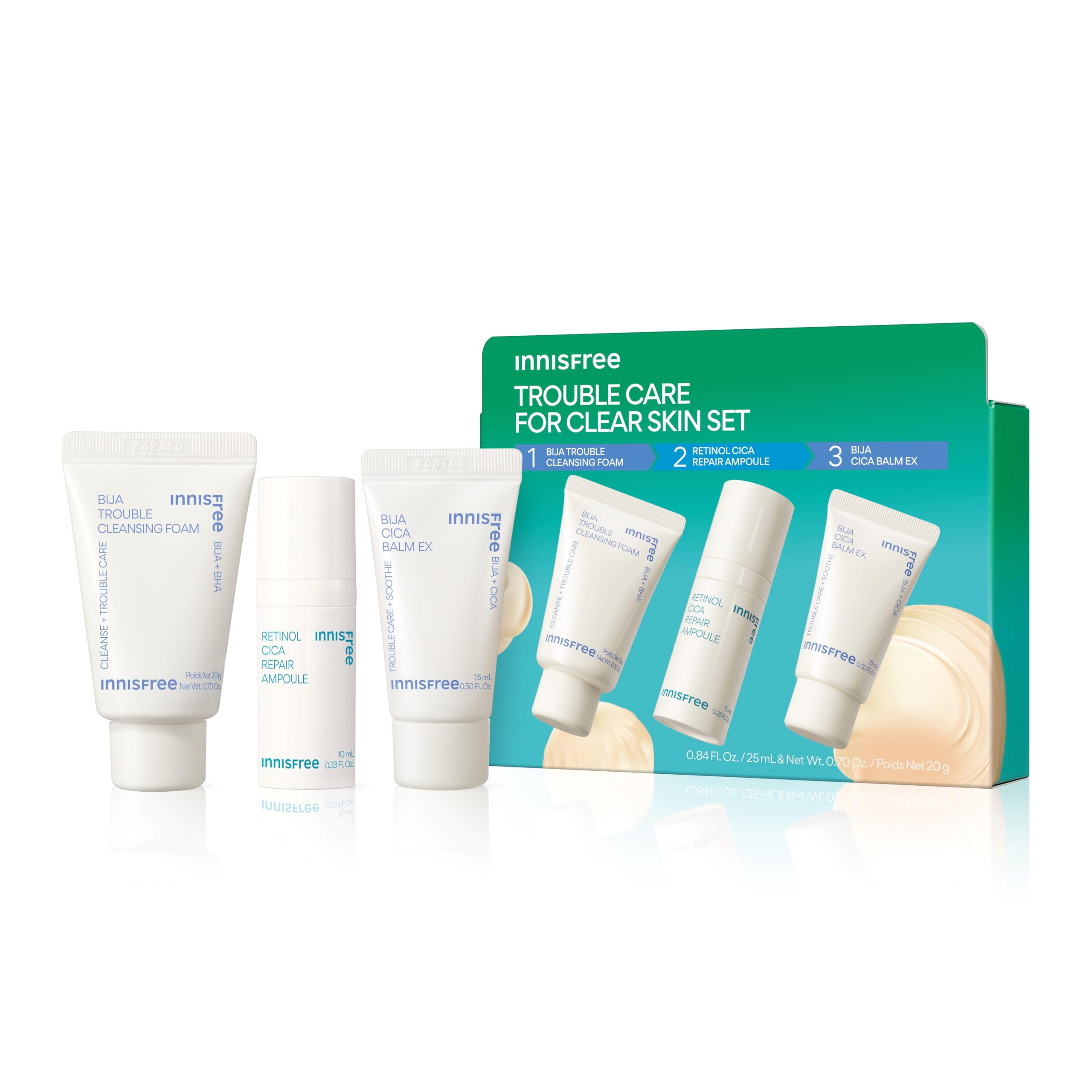 

Innisfree Clearing Moisturizing Skin Care Set Оригинальный продукт [набор из трех средств] и - (Уход за лицом))