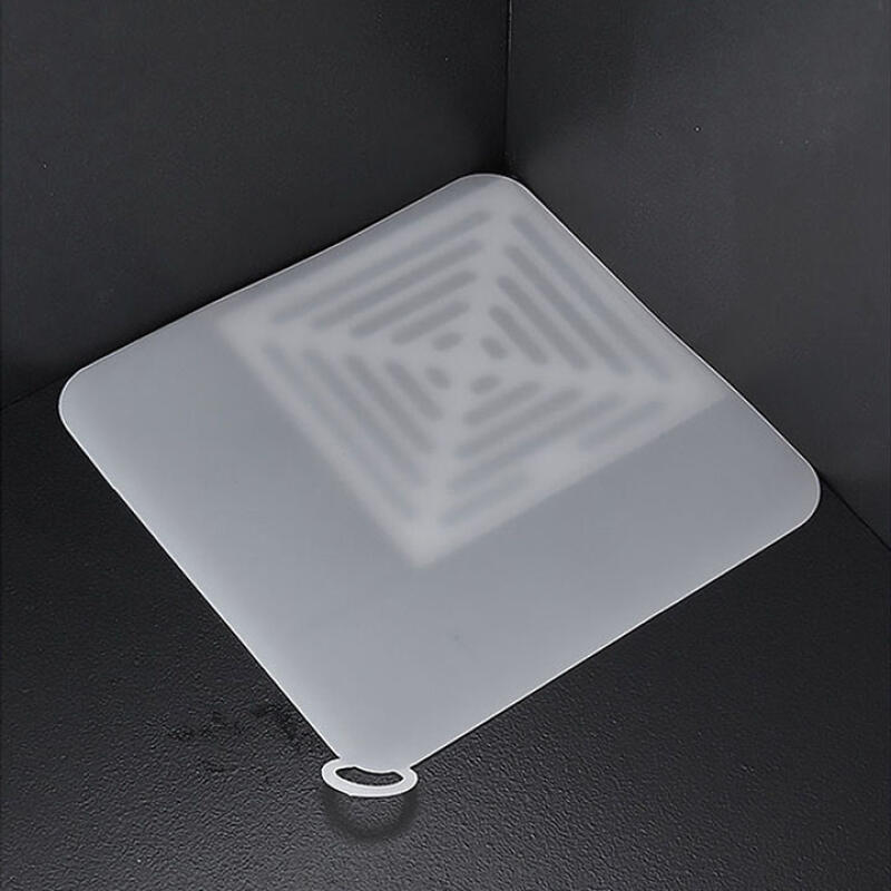 Simple silicone drain cover odor blocking gray