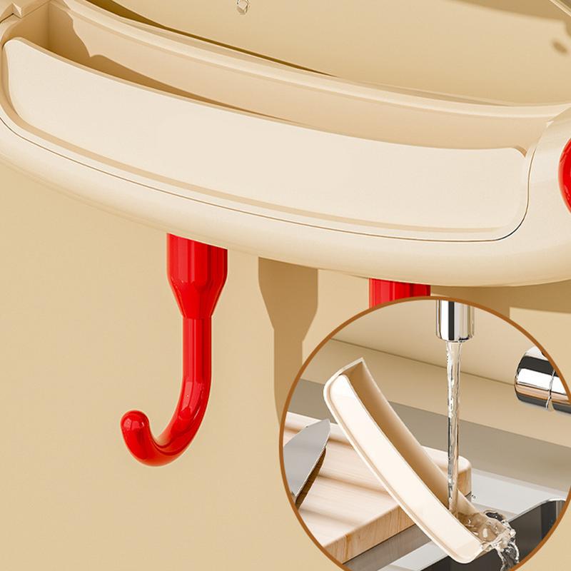 Pot Lid Holder Double-Layer Cartoon Pan Cover Storage Wall-Mounted Pan Storage Rack No-Drilling Pan Cover Storage With Suction